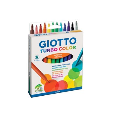 Giotto Turbo Color Blister Μαρκαδόροι 24Τεμ 