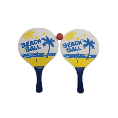  Ρακέτες Beach Ball Σετ Με Μπαλάκι Παραλίας 