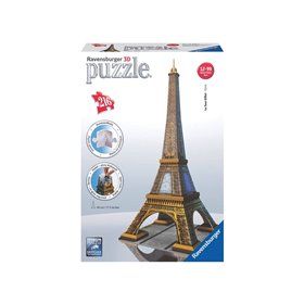 Ravensburger Παζλ 3D 216Τμχ Ο Πύργος Του Αιφελ  Ravensburger Παζλ 3D 216Τμχ Ο Πύργος Του Αιφελ