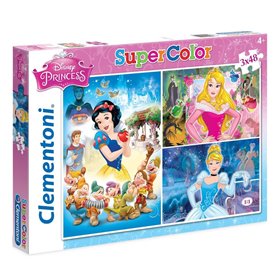 Clementoni Παιδικό Παζλ Color Princess 3X48 Τμχ 