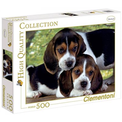 Clementoni Παζλ Quality Collection Σκυλάκια 500 Τμχ 