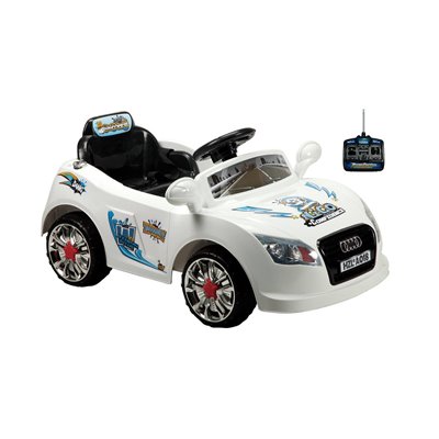 MG TOYS Μπαταριοκίνητο Τηλεκατευθυνόμενο Audi Style 6V Άσπρο 