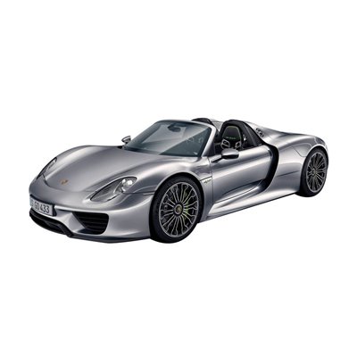 Bburago 1/24 Plus Porsche 918 Spyder Γκρι 