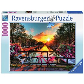 Ravensburger Παζλ 1000Τεμ. Ποδήλατα Στο Άμστερνταμ 