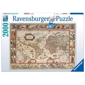 Ravensburger Παζλ 2000Τεμ. Ιστορικός Παγκόσμιος Χάρτης 