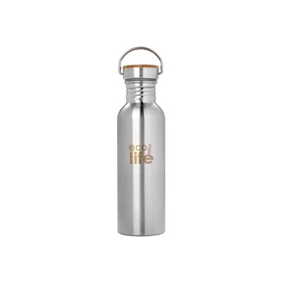 eco life ECOLIFE ΜΠΟΥΚΑΛΙ ΜΕΤΑΛΛΙΚΟ 750Ml Bamboo 