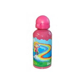 eco life ECOLIFE ΜΕΤΑΛΛΙΚΟ ΜΠΟΥΚΑΛΙ ΠΑΙΔΙΚΟ 500Ml - Super Girl 