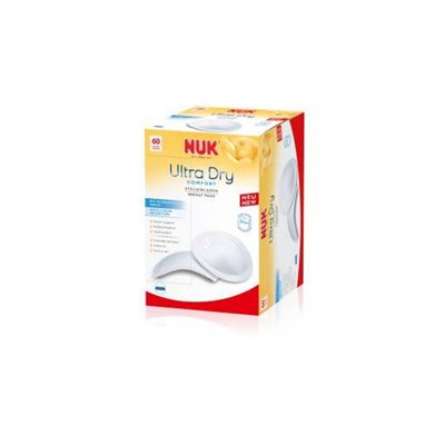 NUK Επιθέματα Στήθους Ultra Dry Comfort 60 Τεμάχια 