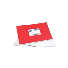 SKAG ΤΕΤΡΑΔΙΑ SUPER ΔΙΕΘΝΕΣ Πλαστικά Χρωματιστά Πλάγια 14Χ20 Κόκκινα 