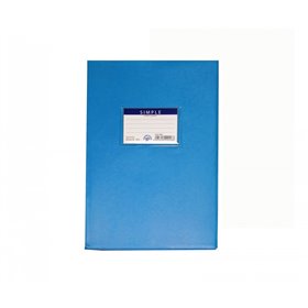 A&ampG PAPER Τετράδιο 50Φ Εξηγήσεων Simple Καρφίτσα Β5 Ριγέ Ανοιχτό Μπλε 