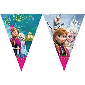 PROCOS Γιρλάντα Τρίγωνη Σημαιών Πλαστική Frozen Disney  PROCOS Γιρλάντα Τρίγωνη Σημαιών Πλαστική Frozen Disney