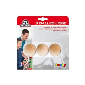 Smoby Μπαλίτσες Ξύλινες Για Ποδοσφαιράκια 35Χιλ Σετ 3Τεμ  Smoby Μπαλίτσες Ξύλινες Για Ποδοσφαιράκια 35Χιλ Σετ 3Τεμ