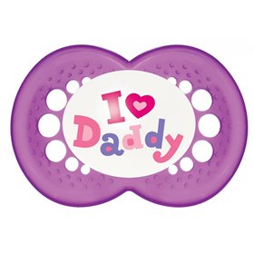 MAM Πιπίλα Extra Love /Dad Σιλικόνη 6Μ+  MAM Πιπίλα Extra Love /Dad Σιλικόνη 6Μ+