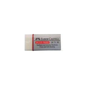 Faber-Castell Fc Γόμα Dust Free Λευκή Μικρή  Faber-Castell Fc Γόμα Dust Free Λευκή Μικρή