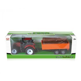  Friction Αυτοκούρδιστο Τριβής Τρακτέρ Με Καρότσα 