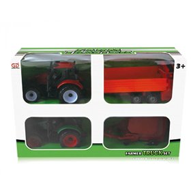  Friction Αυτοκούρδιστο Τριβής Τρακτέρ 2Τεμ Με Καρότσες 