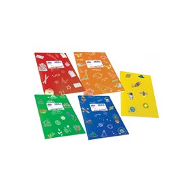 SKAG Τετράδια Super 17X25 Κλασικά Χρωματιστά Με Σχέδια 