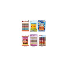 Group Operation Σετ Ξυλομπογιές Σε 6 Σχέδια 