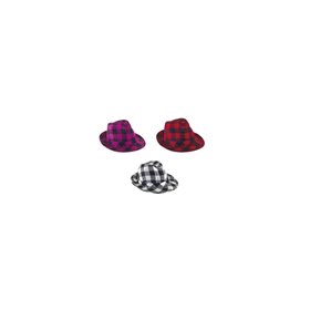 CLOWN Καπέλο Καβουράκι Καρώ 3 Χρώματα 