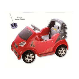 MG TOYS Μπαταριοκίνητο Τηλεκατευθυνόμενο SMART CAR 6V R/C KOKKINO B16  MG TOYS Μπαταριοκίνητο Τηλεκατευθυνόμενο SMART CAR 6V R/C KOKKINO B16