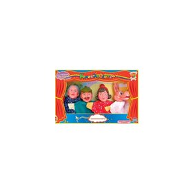 AK TOYS Σετ 4 Φιγούρες Κουκλοθέατρου Η Κοκκινοσκουφίτσα  AK TOYS Σετ 4 Φιγούρες Κουκλοθέατρου Η Κοκκινοσκουφίτσα