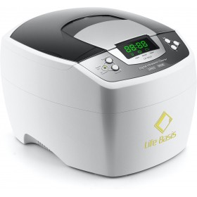 LifeBasis Digital Ultrasonic Cleaner 35 KHz Συσκευή καθαρισμού υπερήχων με Heating & Degas Ultrasonic Cleaner Timer 1-30 λεπτών