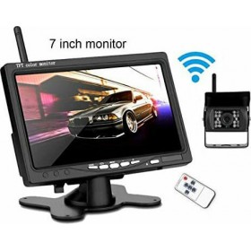 Ασύρματη Κάμερα Οπισθοπορείας Αυτοκινήτου με Οθόνη 7"