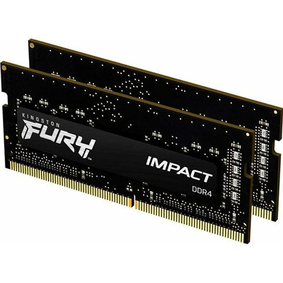 Kingston Fury Impact DDR4 32GB RAM με 2x16GB Modules και Ταχύτητα 3200 για Laptop KF432S20IBK2/32