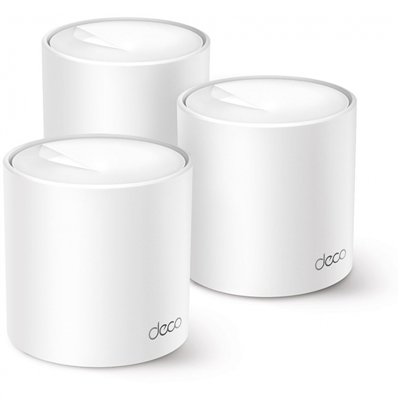 TP-LINK Deco X10 v1 Access Point Wi‑Fi 6 Dual Band (2.4 & 5GHz) σε Τριπλό Kit Λευκό