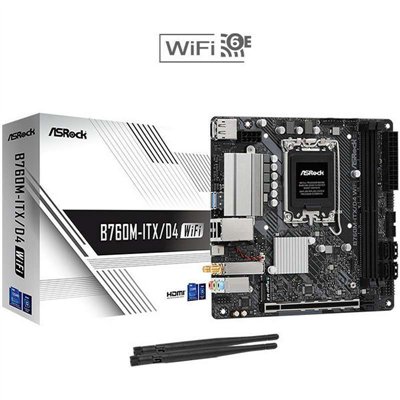 ASRock B760M-ITX/D4 WIFI Motherboard Mini ITX με Intel 1700 Socket