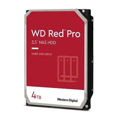 Western Digital Red Pro 4TB HDD Σκληρός Δίσκος 3.5" SATA III 7200rpm με 256MB Cache για NAS WD4005FFBX