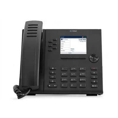 Mitel Sip Telefon 6915 Ενσύρματο Τηλέφωνο IP Μαύρο