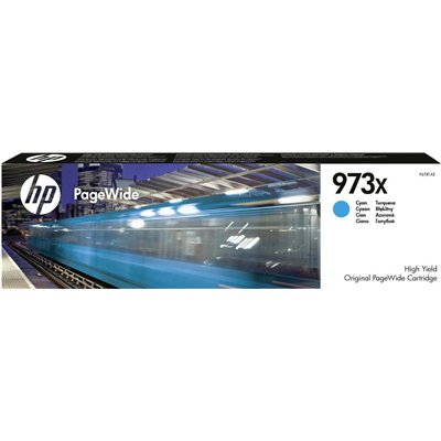 HP 973X Γνήσιο Μελάνι Εκτυπωτή InkJet Κυανό (F6T81AE)