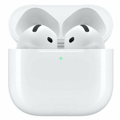 Apple AirPods 4 Earbud Bluetooth Handsfree Ακουστικά με Αντοχή στον Ιδρώτα και Θήκη Φόρτισης Λευκά