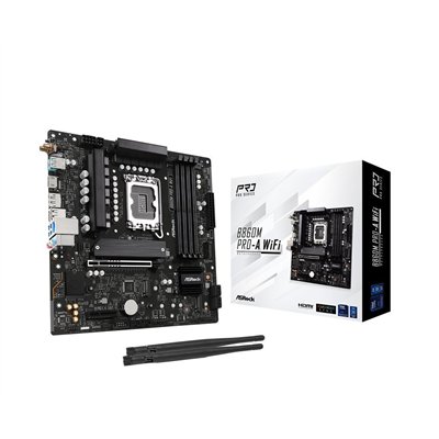 ASRock B860M Pro-A WiFi Motherboard Micro ATX με Intel 1851 Socket