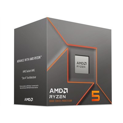 AMD Ryzen 5 8400F 4.2GHz Επεξεργαστής 6 Πυρήνων για Socket AM5 σε Κουτί με Ψύκτρα