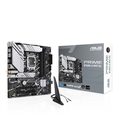 Asus Prime B760M-A WIFI D4 Motherboard Micro ATX με Intel 1700 Socket