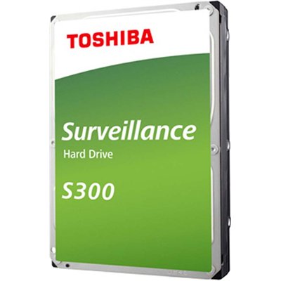 Toshiba S300 Surveillance 6TB HDD Σκληρός Δίσκος 3.5" SATA III 5400rpm με 256MB Cache για Καταγραφικό HDWT860UZSVA