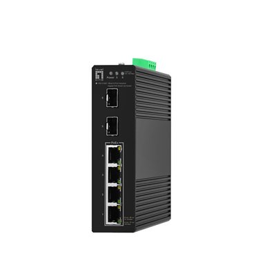Level One IGS-2106P Managed L2 PoE+ Switch με 6 Θύρες Gigabit (1Gbps) Ethernet και 2 SFP Θύρες