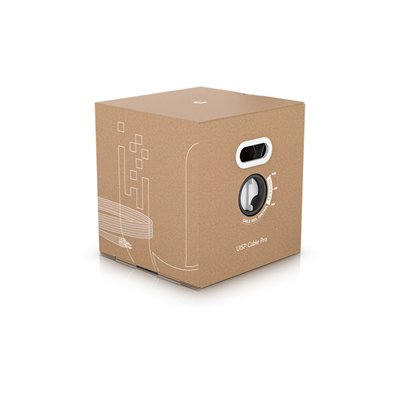 Ubiquiti F/FTP Cat.5e Καλώδιο Δικτύου Ethernet εξωτερικού χώρου χωρίς ακροδέκτες 305m Λευκό (UISP-CABLE-PRO)