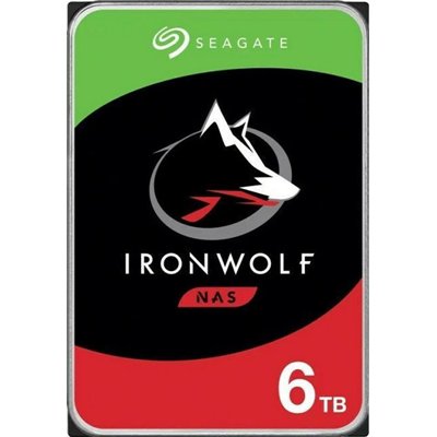Seagate Ironwolf 6TB HDD Σκληρός Δίσκος 3.5" SATA III 5400rpm με 256MB Cache για NAS ST6000VN006