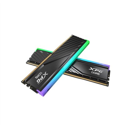 Adata Lancer RGB DDR5 32GB RAM με 2x16GB Modules και Ταχύτητα 6000 για Desktop AX5U6000C3016G-DTLABRBK