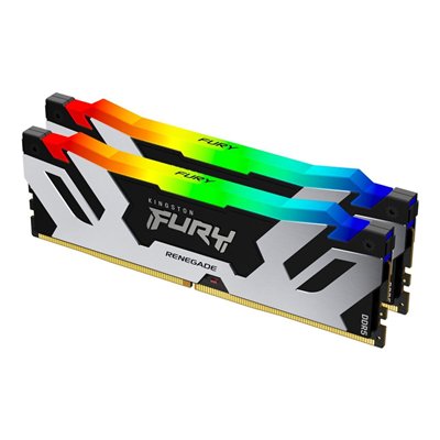 Kingston Fury Renegade RGB DDR5 32GB RAM με 2x16GB Modules και Ταχύτητα 6400 για Desktop KF564C32RSAK2-32