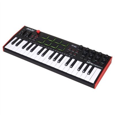 Akai Midi Controller MPK mini Plus με 37 Πλήκτρα σε Μαύρο Χρώμα