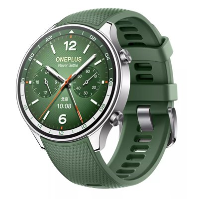 OnePlus Watch 2R Stainless Steel 47mm με Παλμογράφο (Πράσινο)