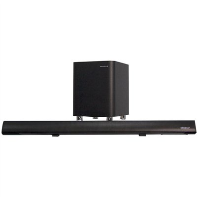 Nanoxia NXSB21CWW Soundbar 2.1 Bluetooth 120W με Ασύρματο Subwoofer Μαύρο