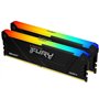 Kingston Fury Beast DDR4 32GB RAM με 2x16GB Modules και Ταχύτητα 3600 για Desktop KF436C18BB2AK2/32