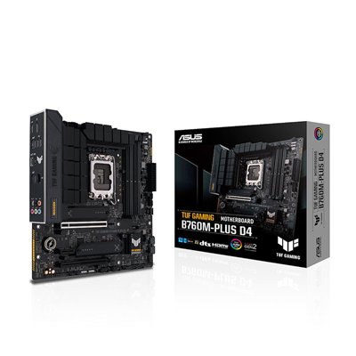 Asus TUF GAMING B760M-PLUS D4 Motherboard Micro ATX με Intel 1700 Socket