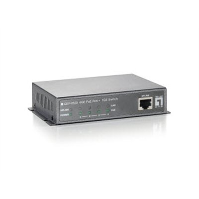 Level One 5-port 10/100/1000Mbps Ethernet with 4-port PoE Switch