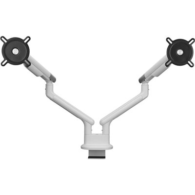 One For All DM 7220 Βάση Γραφείου για 2 Οθόνες με Βραχίονα Λευκή